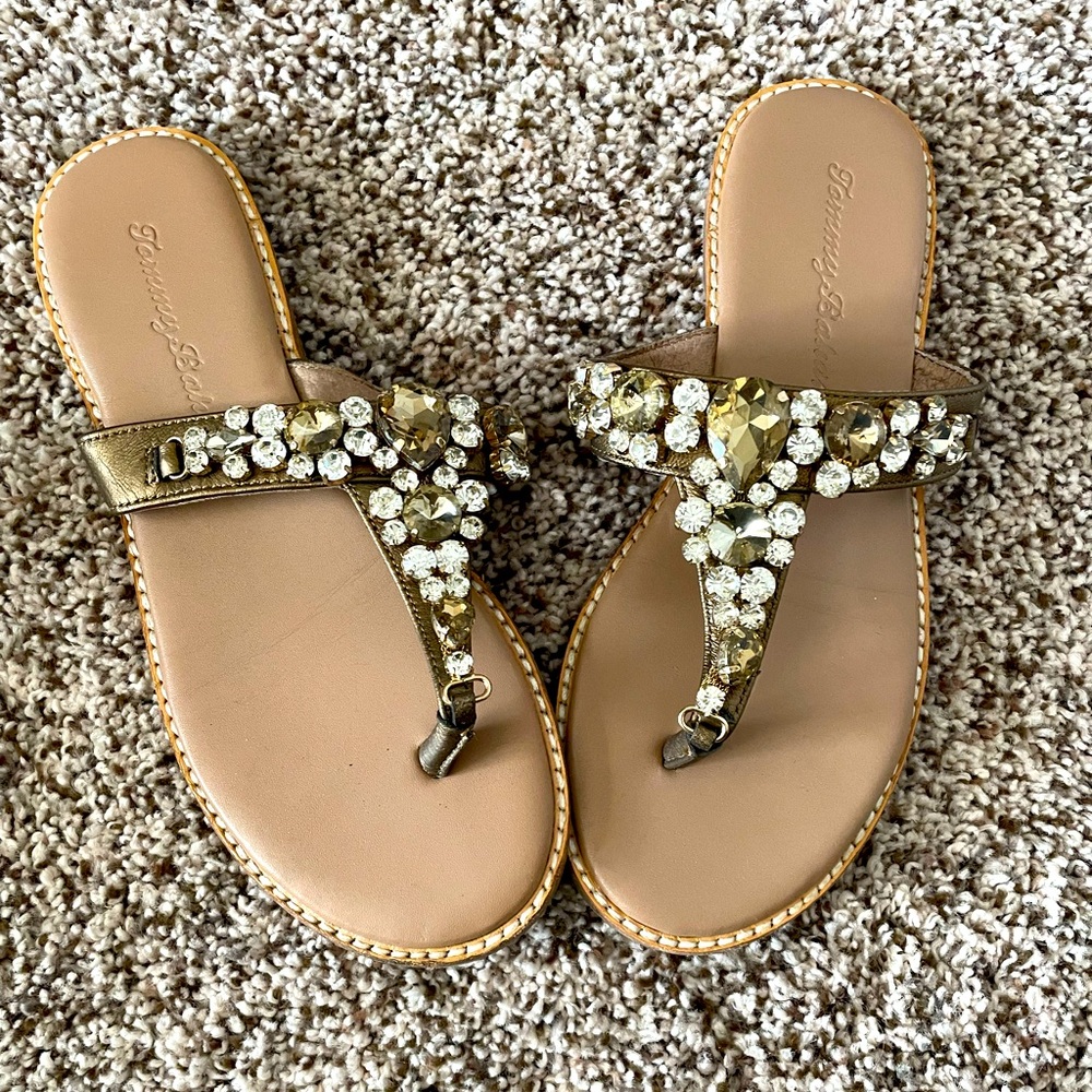 Tommy Bahama rhinestone sandals